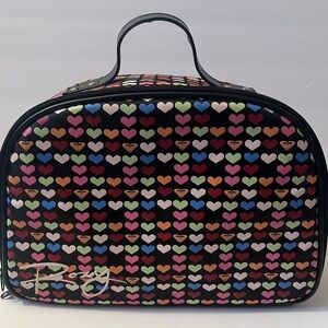 Cute Vintage Roxy Hearts Make Up Case